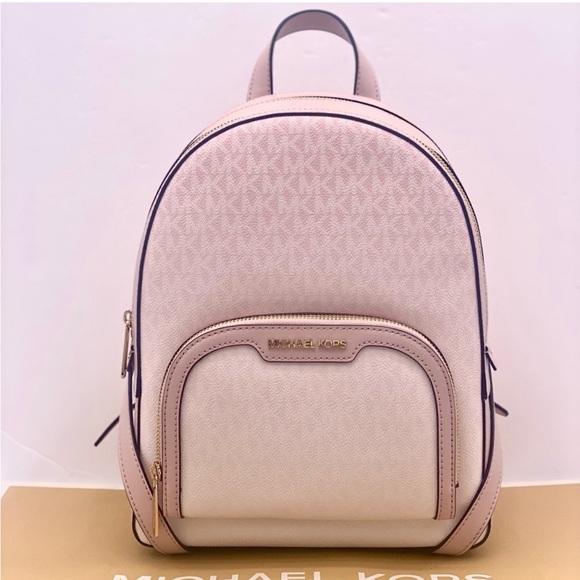 Michael Kors Jaycee Medium Backpack Baby Pink Color - Picture 10 of 13